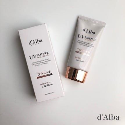 ウォータフルトーンアップサンクリーム/ダルバ/日焼け止めクリームを使ったクチコミ(1枚目)