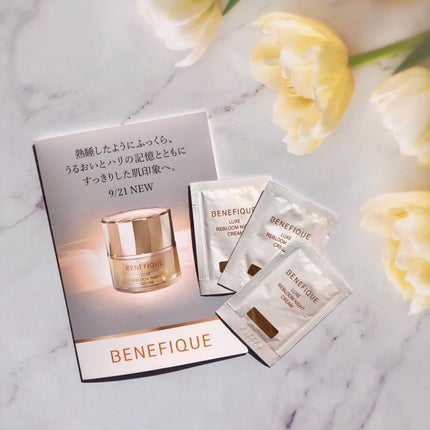 リュクス リブルームナイトクリーム/BENEFIQUE/フェイスクリームを使ったクチコミ(1枚目)