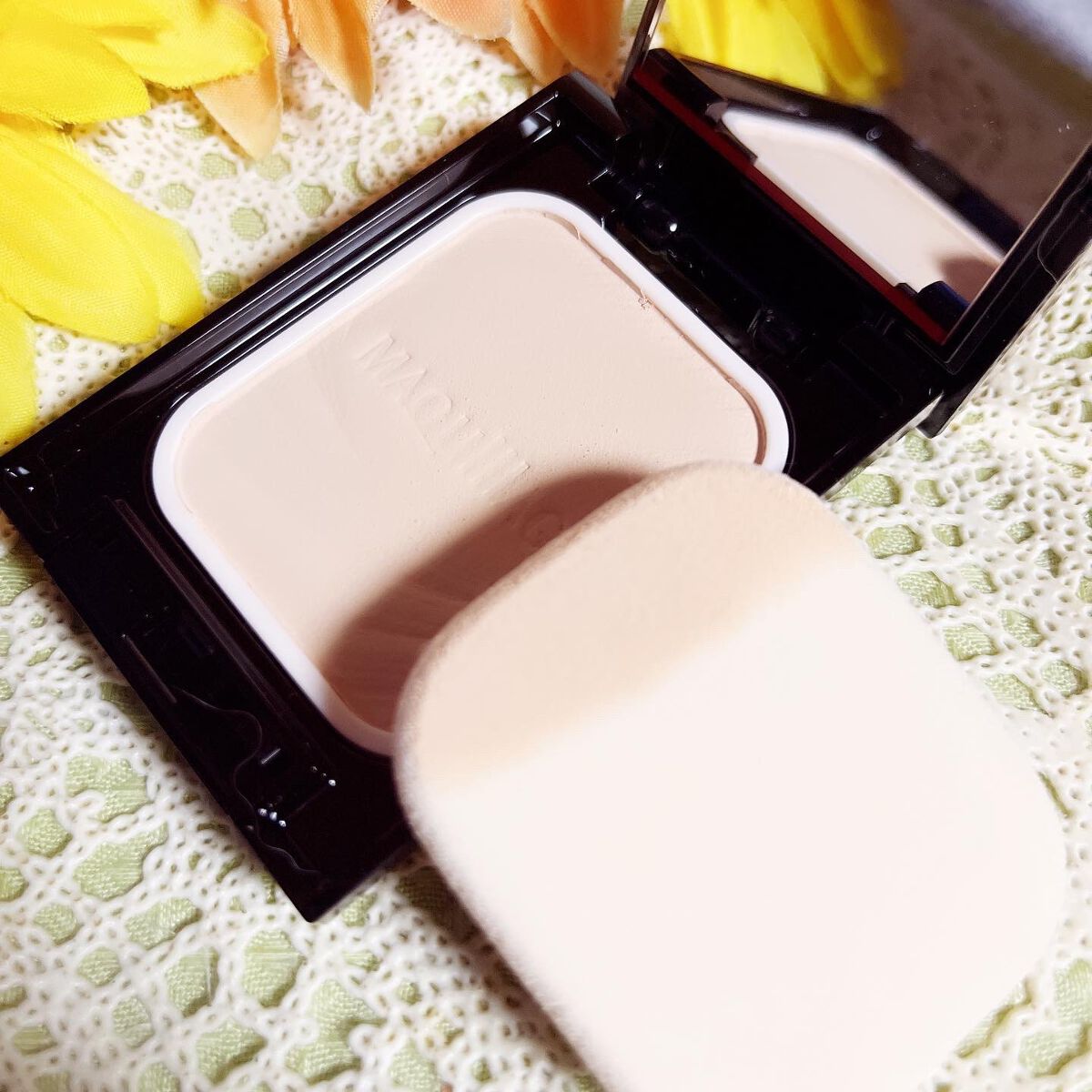 ドラマティックパウダリー EX ベビーピンクオークル00/マキアージュ/パウダーファンデーションを使ったクチコミ（3枚目）