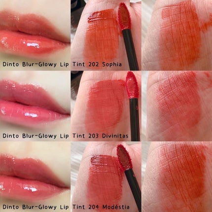 ブラーグロイリップティント/Dinto/リップティントを使ったクチコミ(2枚目)