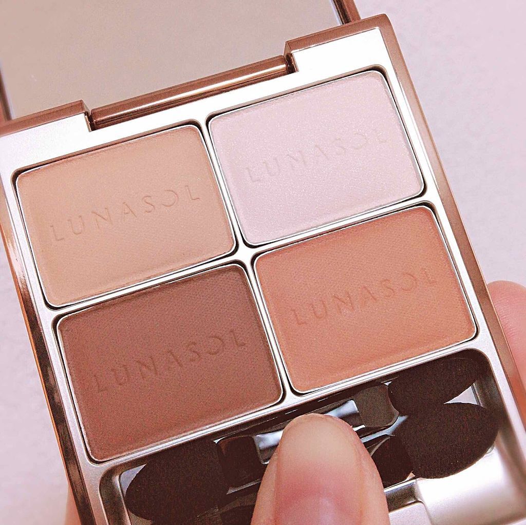 マカロングロウアイズ/LUNASOL/アイシャドウパレットを使ったクチコミ(3枚目)