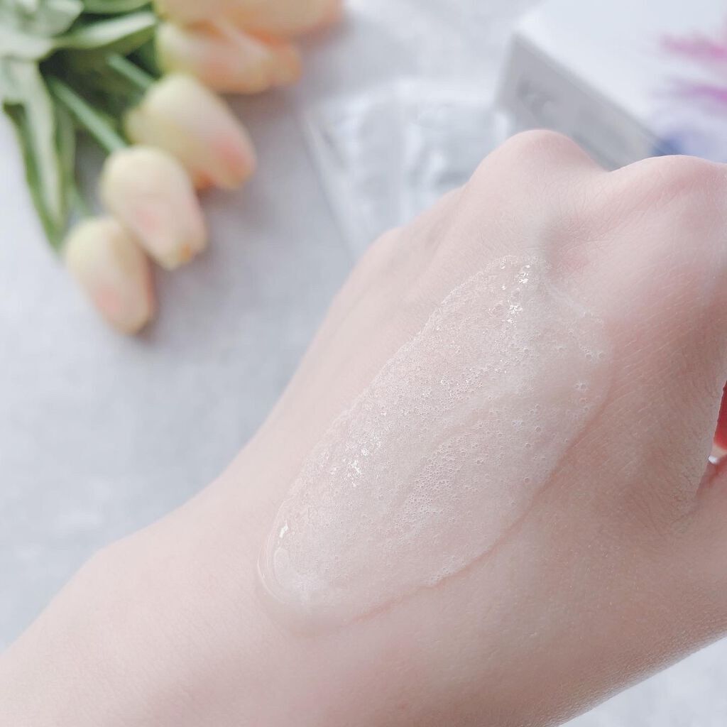 KC むきタマつるん 発泡美容液クレンジング/ハーブ健康本舗/クレンジングジェルを使ったクチコミ(6枚目)