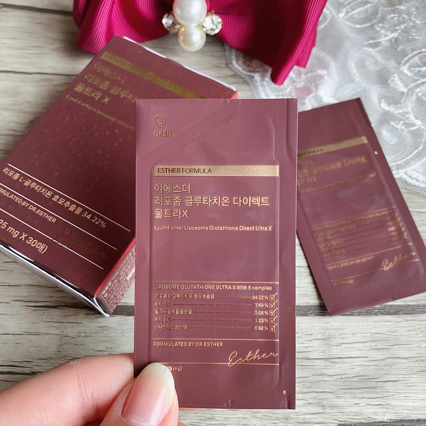 ヨエスターGLTダイレクトウルトラX/ESTHER FORMULA/美容サプリメントを使ったクチコミ(3枚目)