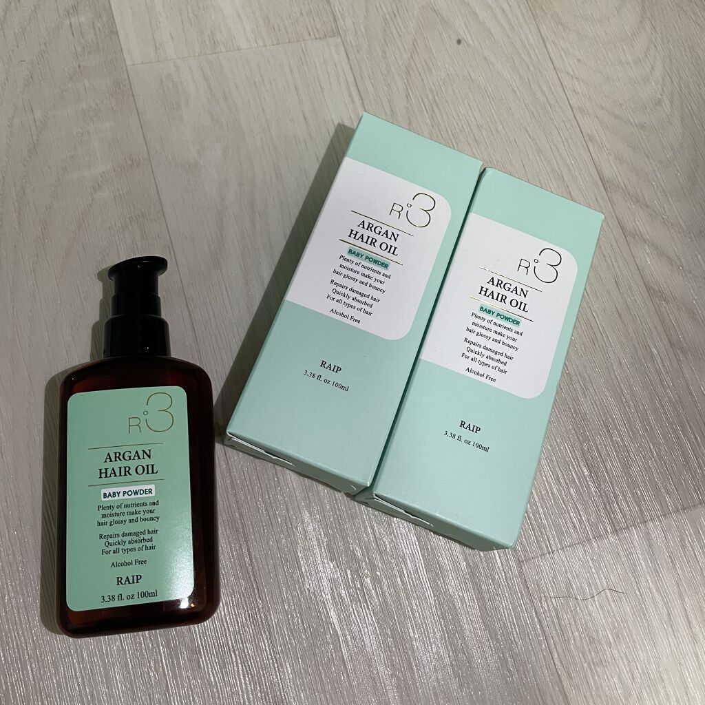 ライプ R3 アルガン ヘアオイル/RAIP/ヘアオイルを使ったクチコミ（1枚目）