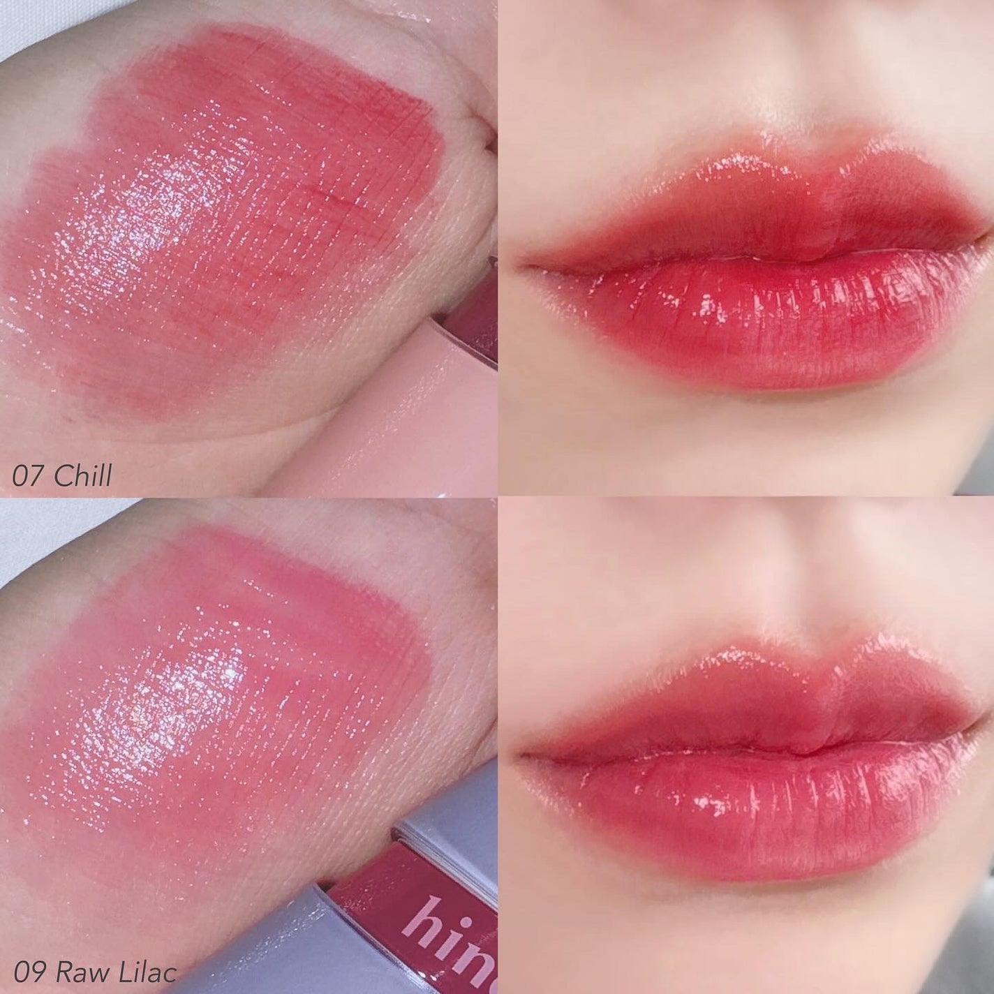 ロウグロウジェルティント/hince/リップティントを使ったクチコミ(3枚目)