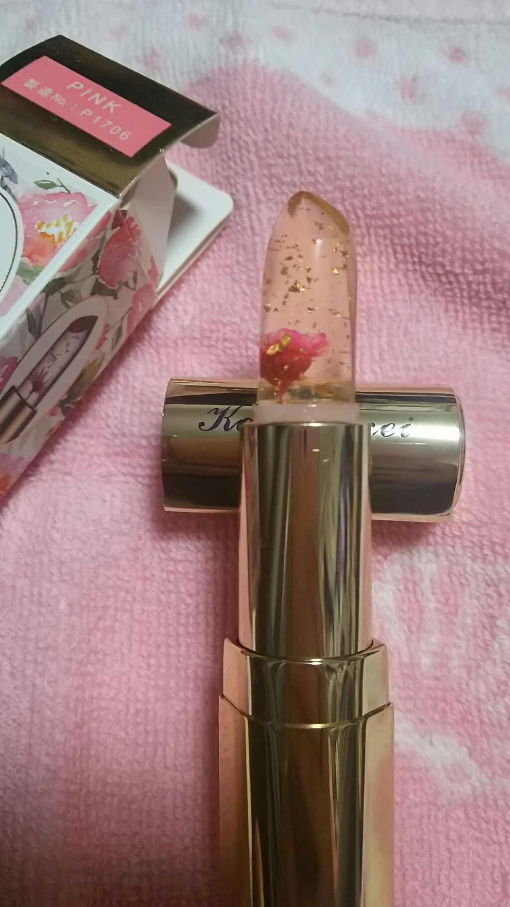 フラワーティントリップN オイルイン/Kailijumei/リップティントを使ったクチコミ（3枚目）