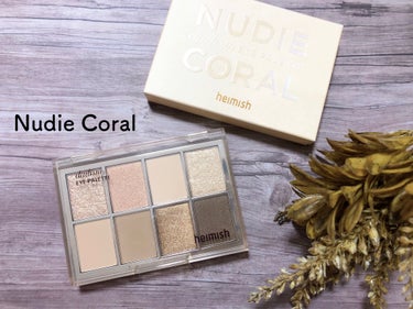 デイリズムアイパレット #Nudie Coral/heimish/アイシャドウパレットを使ったクチコミ（2枚目）