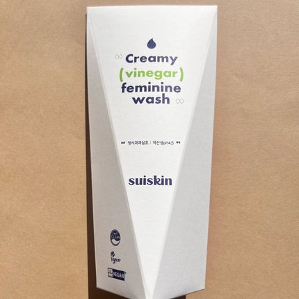 クリーミービネガーフェミニンウォッシュ/suiskin/ボディソープを使ったクチコミ(4枚目)