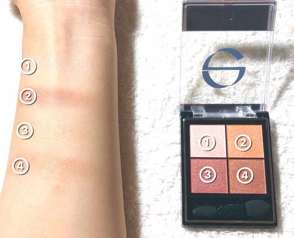 リアルクローズシャドウ/excel/アイシャドウパレットを使ったクチコミ(2枚目)