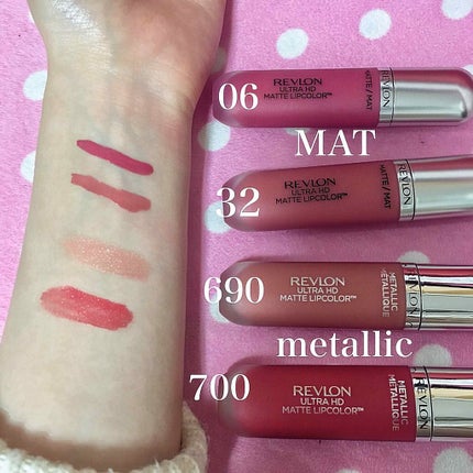 ウルトラ HD マット リップカラー/REVLON/口紅を使ったクチコミ(3枚目)