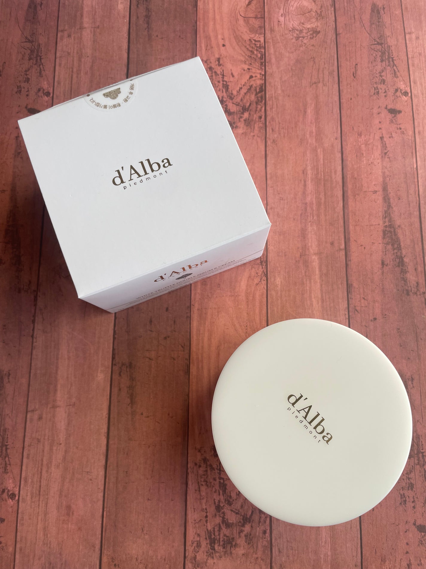 ホワイトトリュフダブルセラムアンドクリーム/ダルバ/フェイスクリームを使ったクチコミ(2枚目)