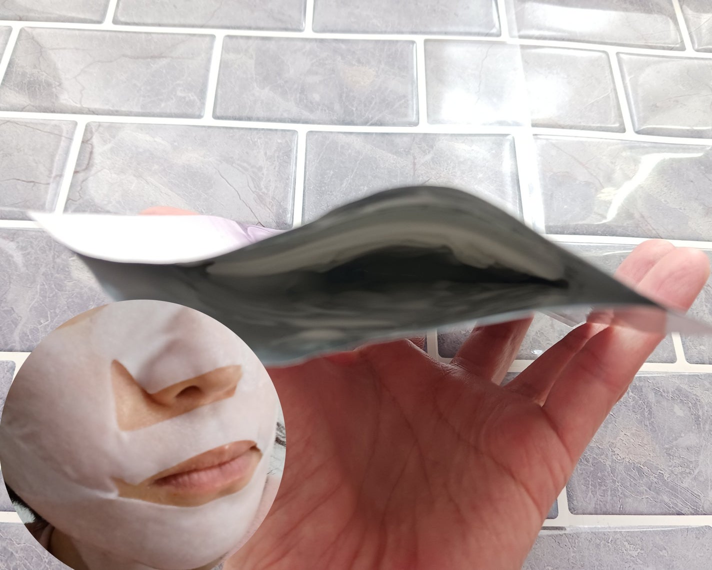 9番 NMNバイオリフトラッピングマスク/numbuzin/シートマスク・パックを使ったクチコミ(2枚目)