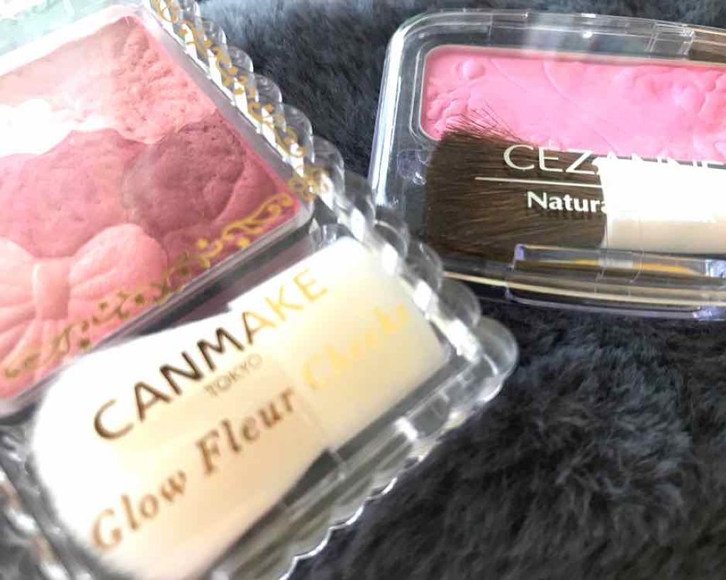 グロウフルールチークス/キャンメイク/パウダーチークを使ったクチコミ（1枚目）