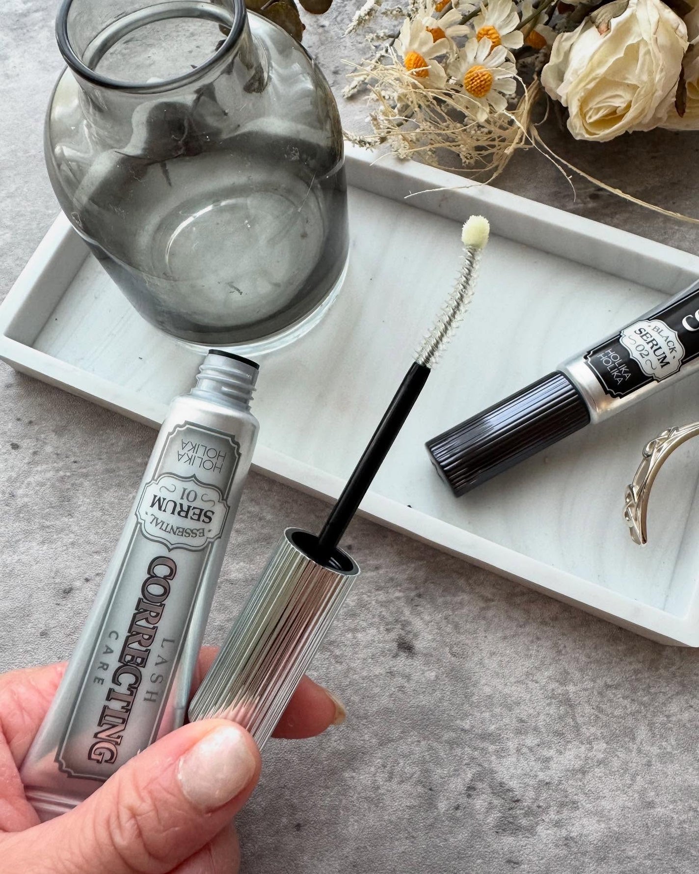 ラッシュコレクティングケア エッセンシャルセラム/HOLIKA HOLIKA/まつげ美容液を使ったクチコミ(2枚目)