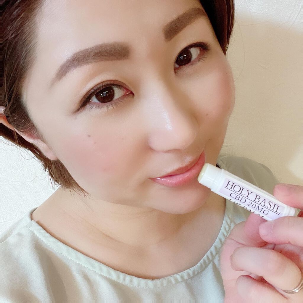 トゥルシー(ホーリバジル)×CBD20MG リップクリーム/トゥルシーの森/リップクリームを使ったクチコミ(4枚目)