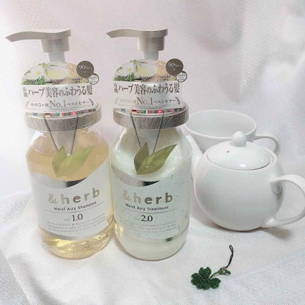 モイストエアリートリートメント 2.0/&herb/シャンプー・コンディショナーを使ったクチコミ(1枚目)