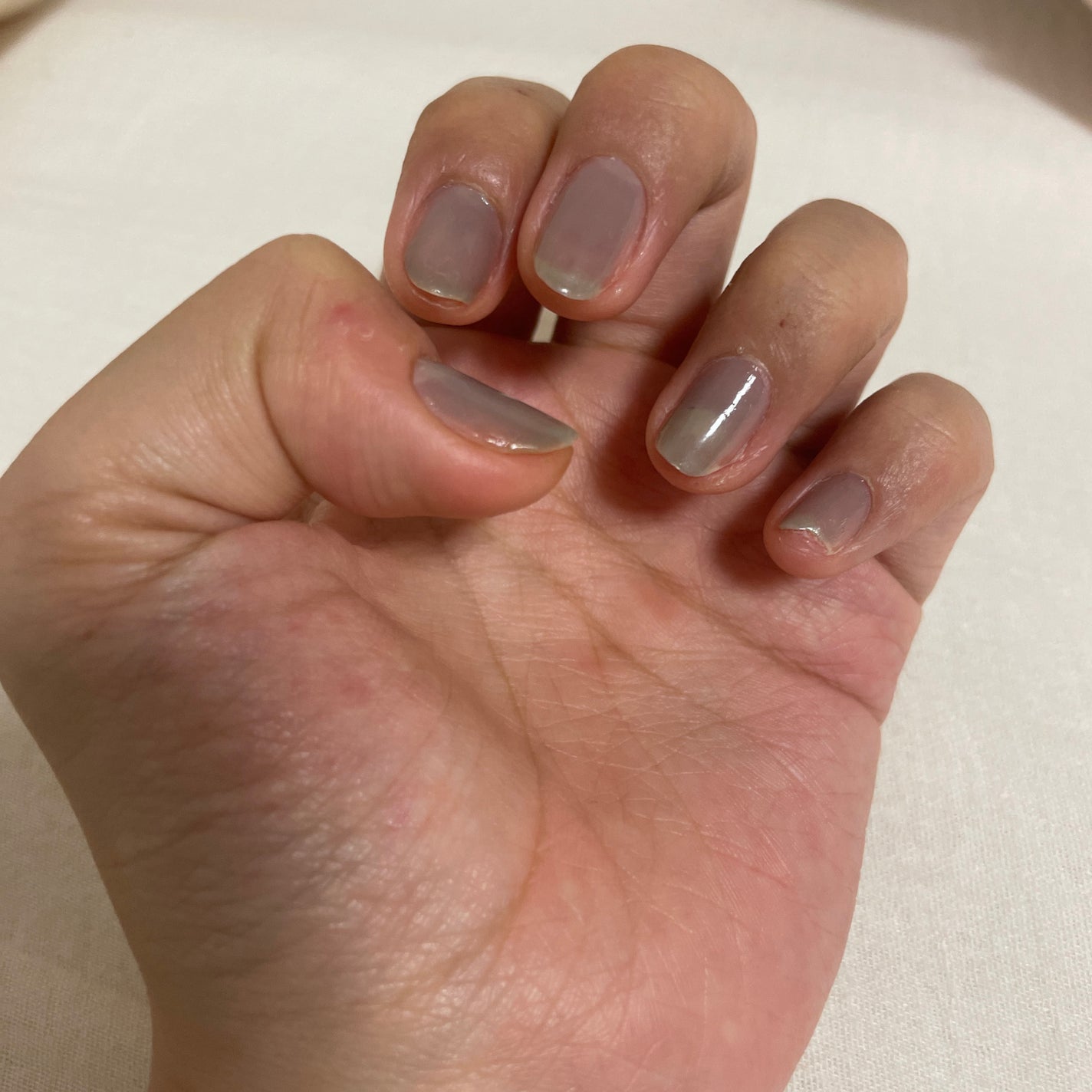 カラーベースコート ゼロ/uka/オールインワンネイルを使ったクチコミ(1枚目)