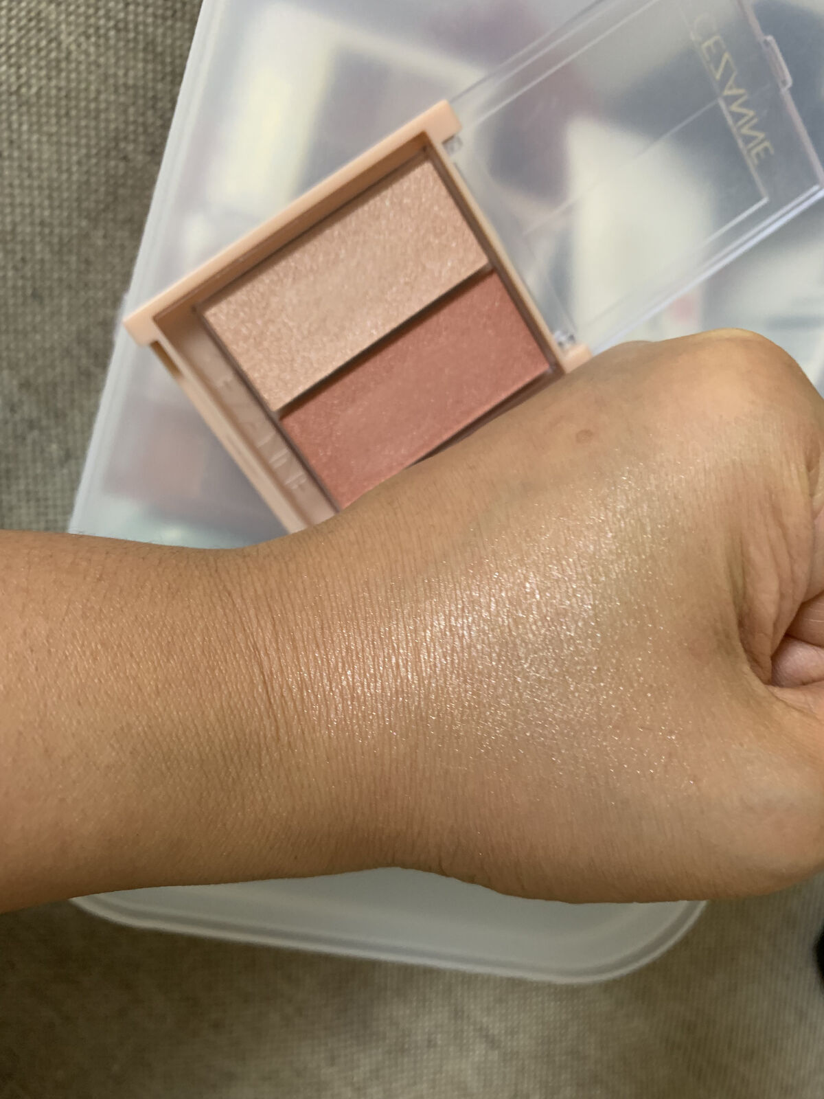 ベージュトーンアイシャドウ/CEZANNE/アイシャドウパレットを使ったクチコミ（2枚目）