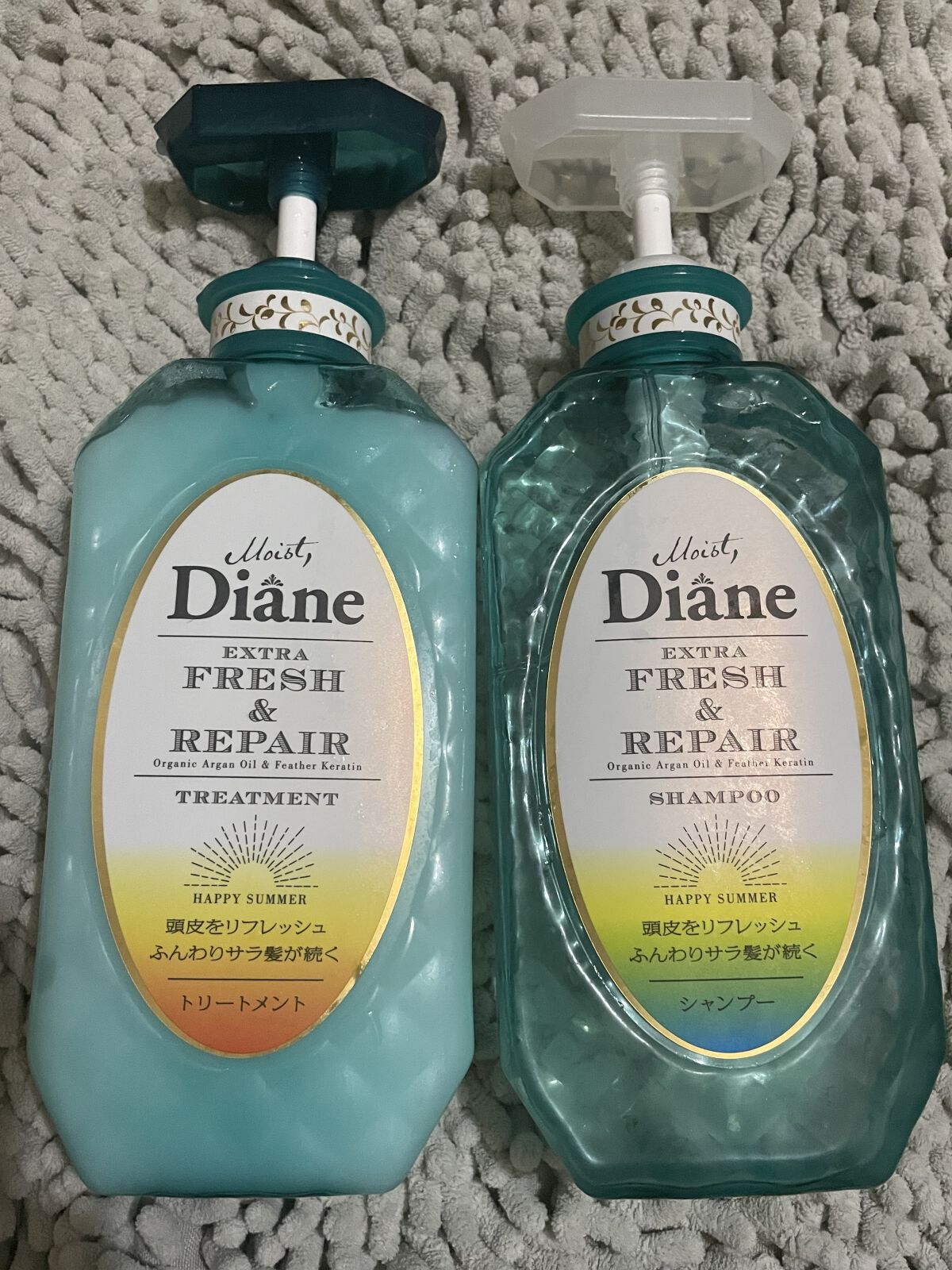 パーフェクトビューティ エクストラフレッシュ＆リペア シャンプー＆トリートメント/ダイアン/市販シャンプーを使ったクチコミ（1枚目）