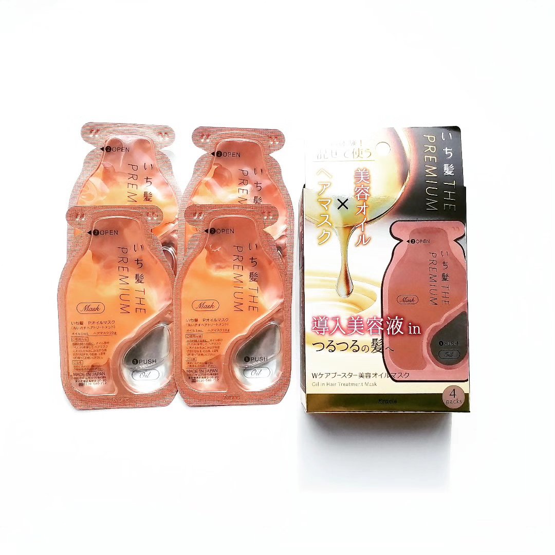 いち髪　THE PREMIUM　Wケアブースター美容オイルマスク/いち髪/ヘアマスク・ヘアパックを使ったクチコミ（1枚目）