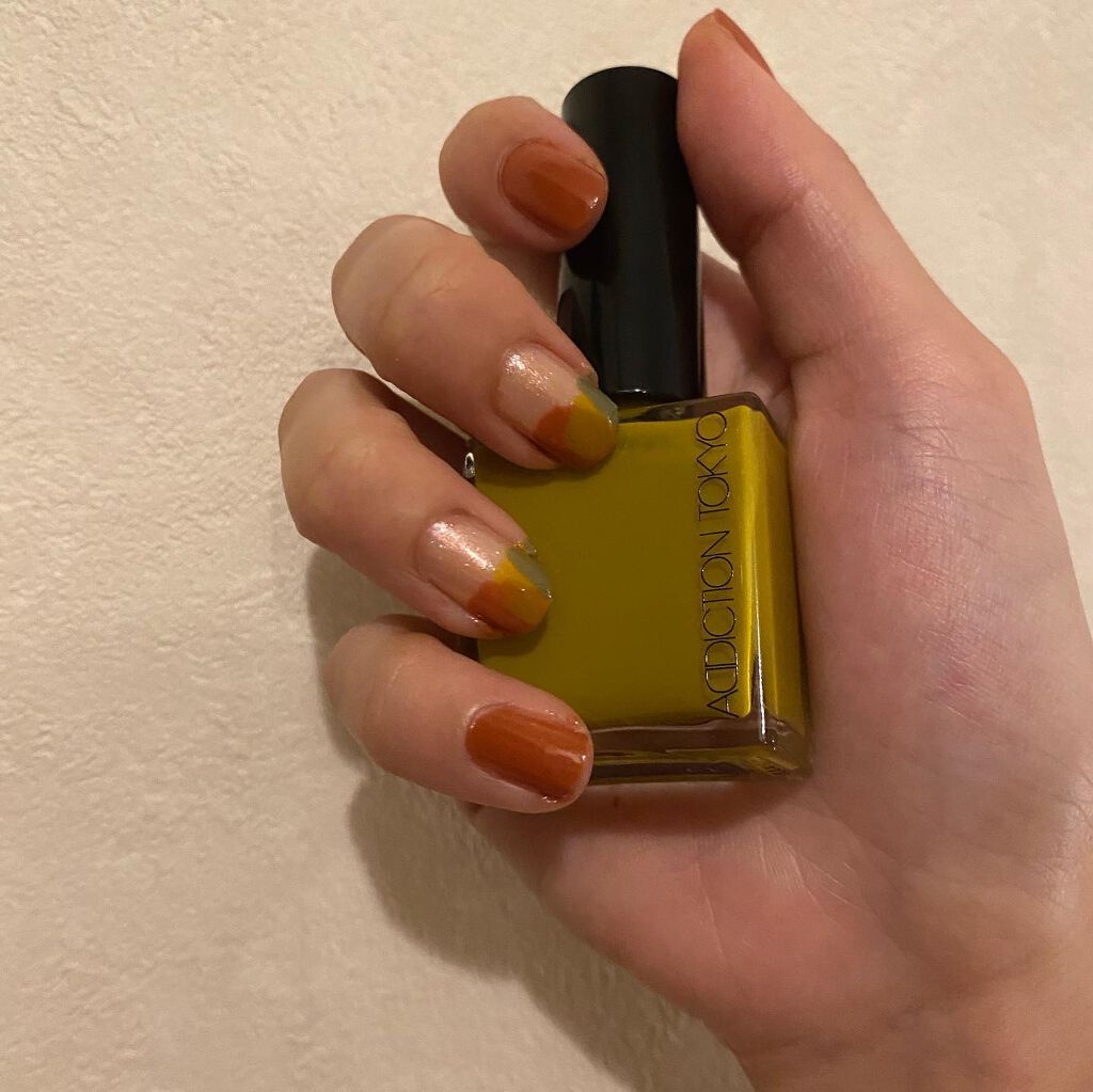 あさひ【フォロバします】 on LIPS 「#ちょい塗りネイル#アディクション#ザネイルポリッシュL107..」(1枚目)