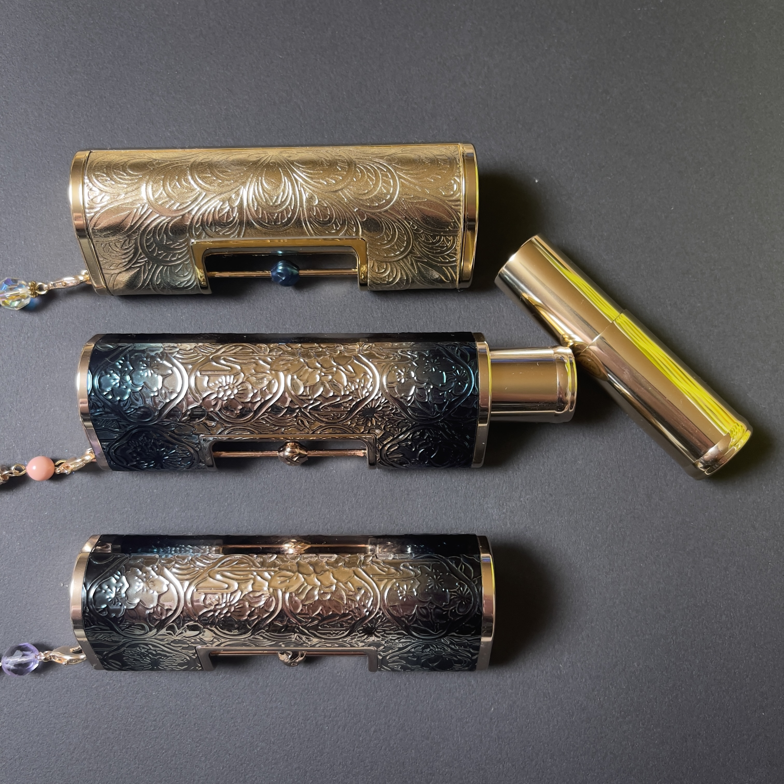 百花同心錠 彫刻リップ M2525 アプリコット/花西子/口紅を使ったクチコミ（1枚目）