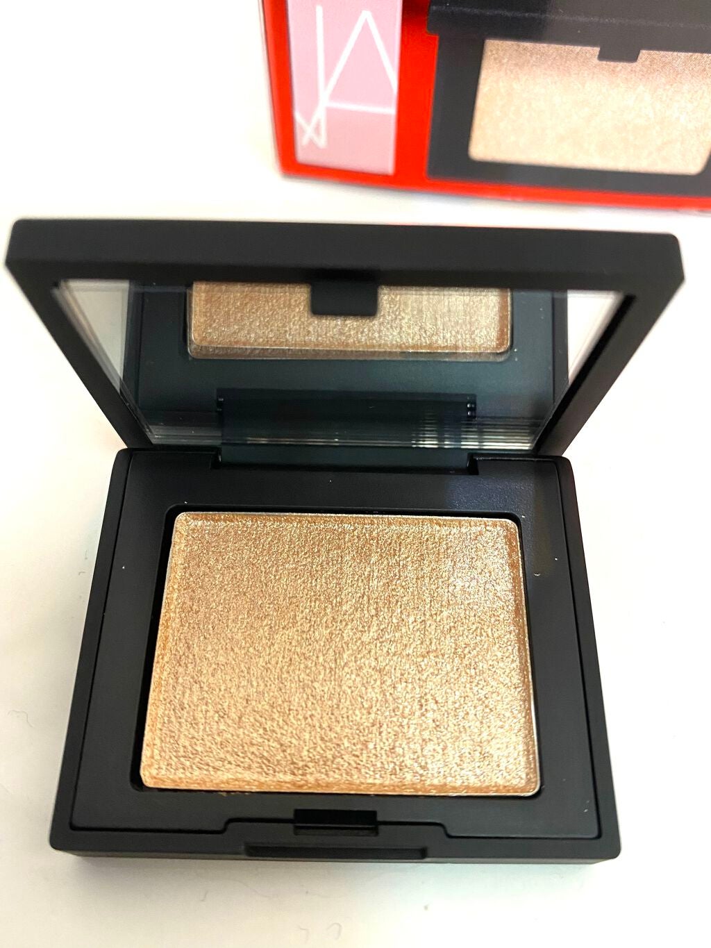 ミニオーガズム リップ&ハイライターデュオ/NARS/メイクアップキットを使ったクチコミ(3枚目)