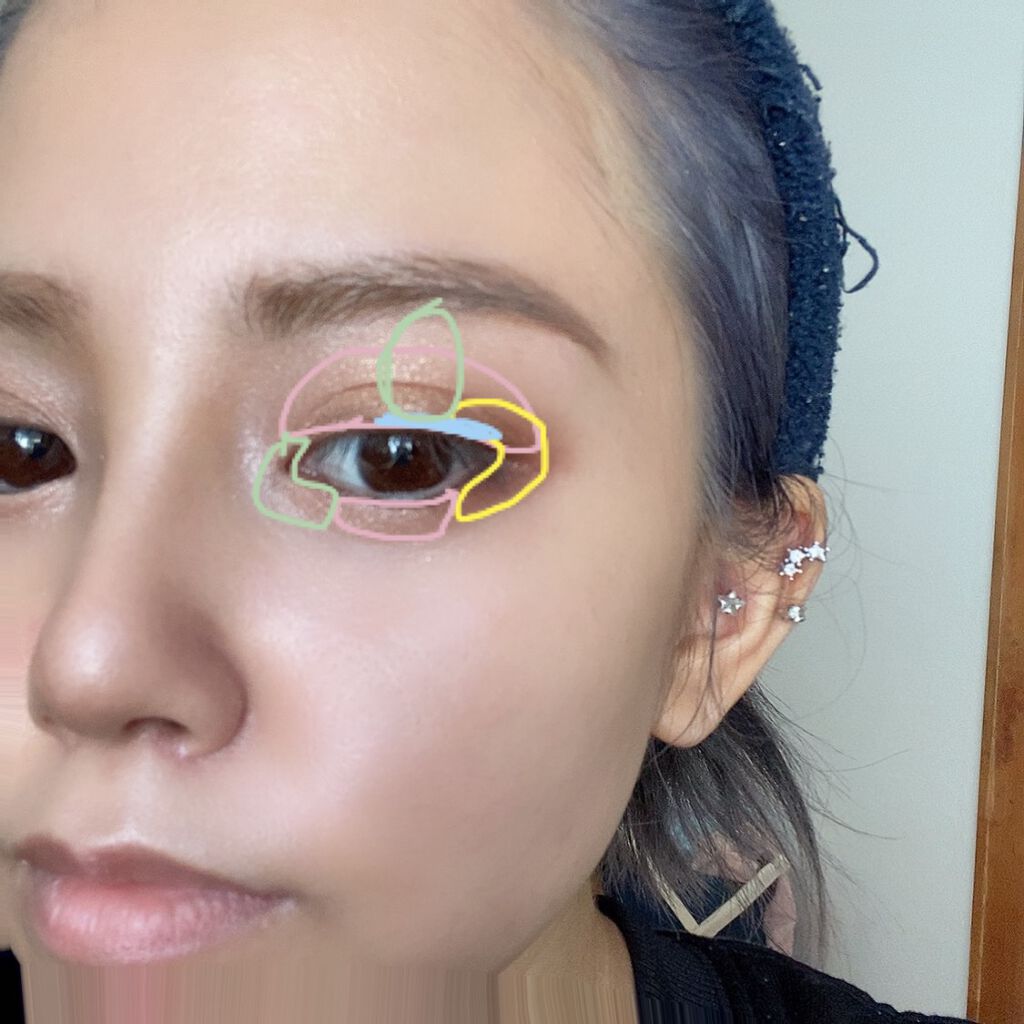 シングルカラーアイシャドウ/CEZANNE/単色アイシャドウを使ったクチコミ(3枚目)