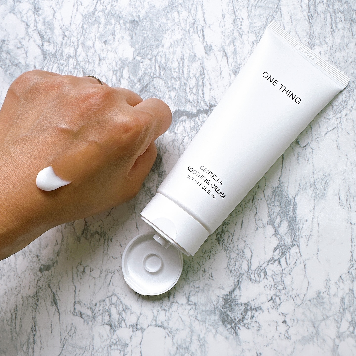 センテラスージングクリーム/ONE THING/フェイスクリームを使ったクチコミ（2枚目）