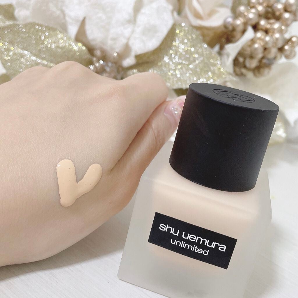 (旧)アンリミテッド ラスティング フルイド/shu uemura/リキッドファンデーションを使ったクチコミ(2枚目)