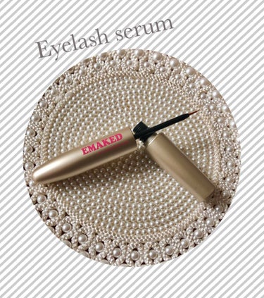 . 
Eyelash serum👀
.
◻︎EMAKED 
水橋保寿堂（公式）
後ろから読むと〝デカ目👀〟なエマーキット
.
私は主に夜用として使用しています。
以前はBeauty lashを使用してい