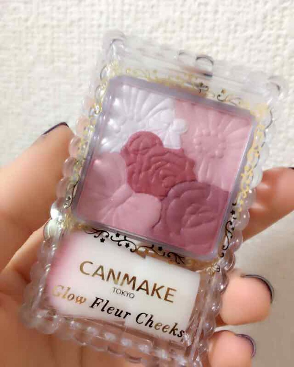 グロウフルールチークス/キャンメイク/パウダーチークを使ったクチコミ(1枚目)