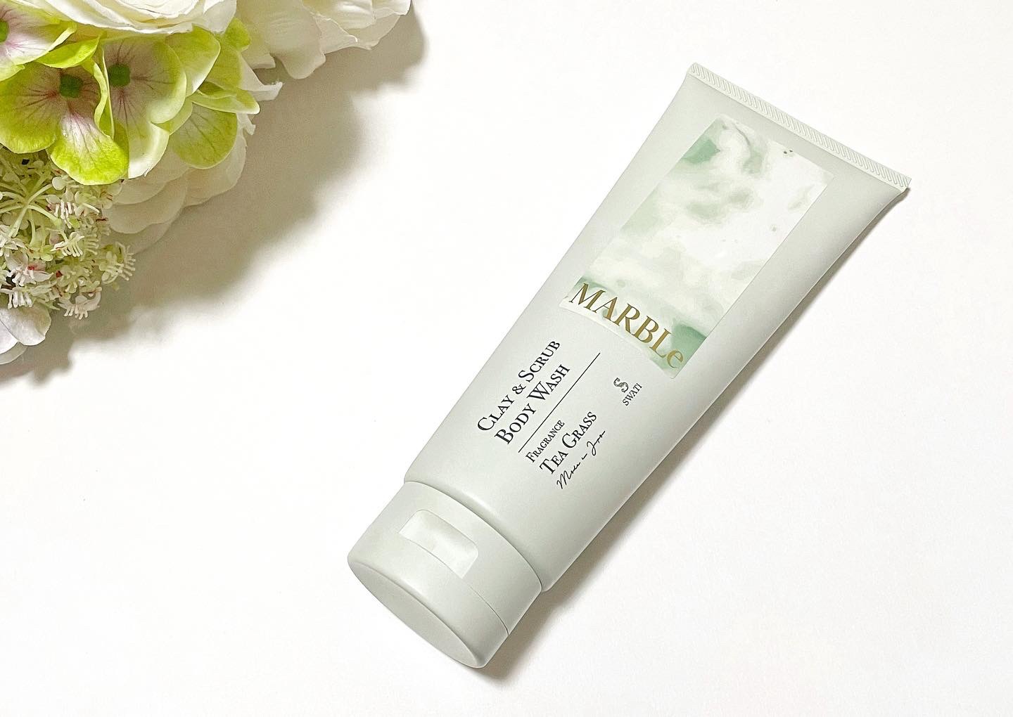 CLAY ＆ SCRUB BODY WASH/SWATi MARBLe/ボディスクラブを使ったクチコミ（1枚目）