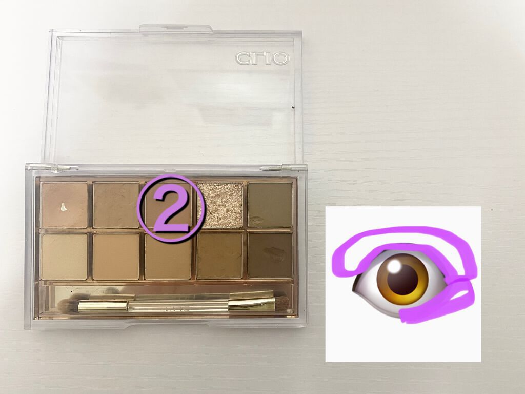 プロ アイ パレット/CLIO/アイシャドウパレットを使ったクチコミ(3枚目)