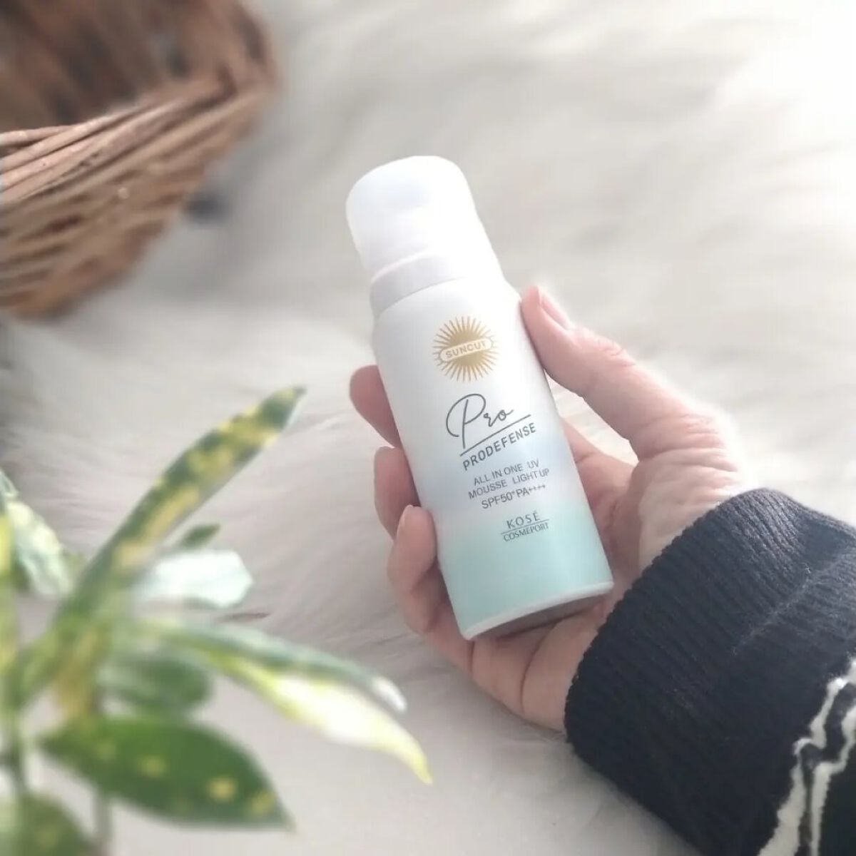 プロディフェンス オールインワンUV ムース（ライトアップ）/サンカット®/日焼け止めクリームを使ったクチコミ（1枚目）