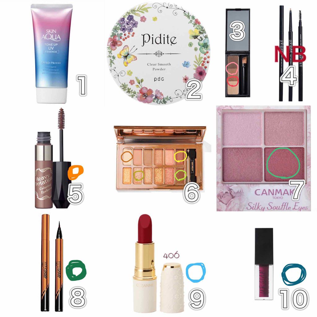 カラーリングアイブロウ/ヘビーローテーション/眉マスカラを使ったクチコミ(2枚目)