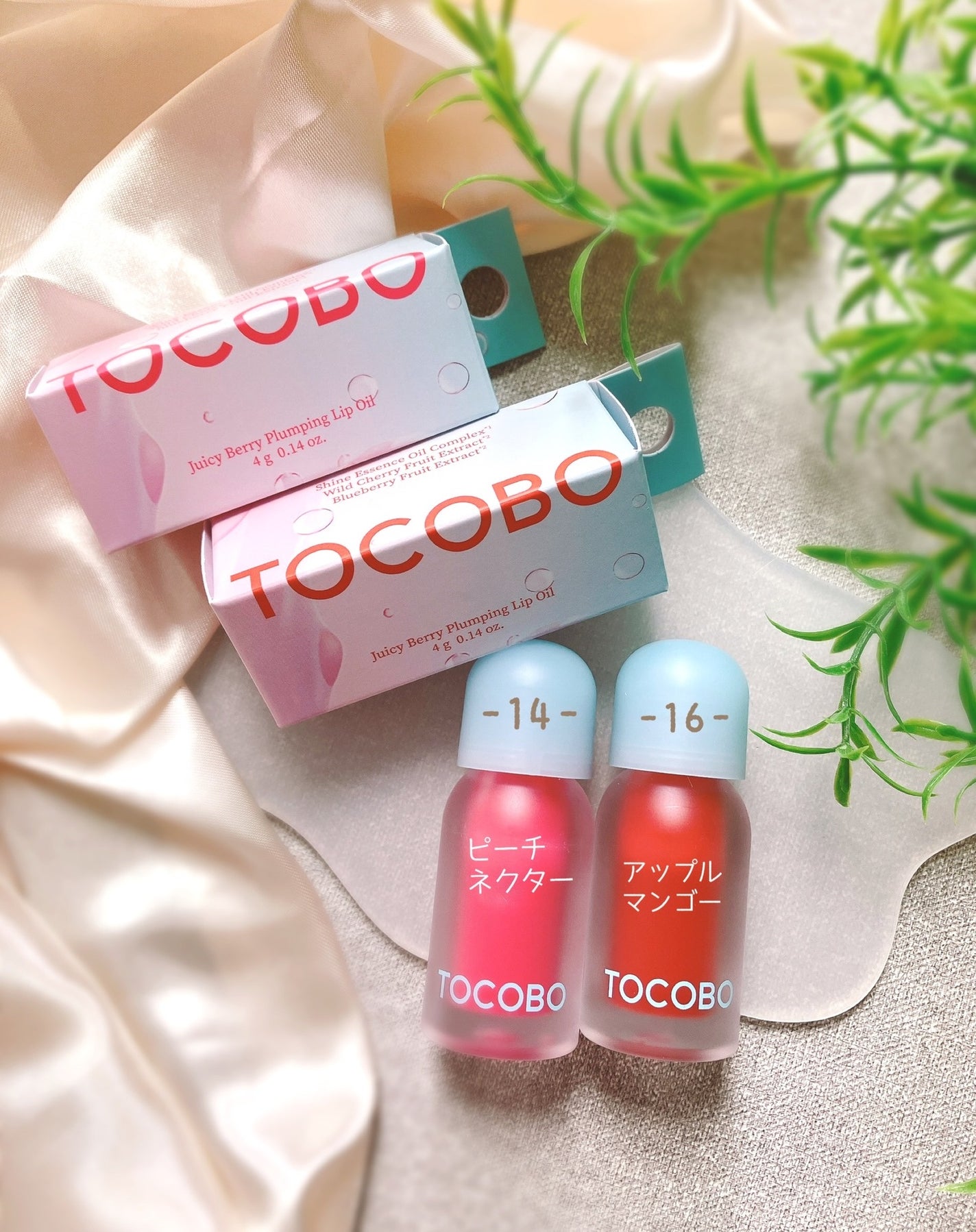 ジューシーベリープランピングリップオイル/TOCOBO/リップグロスを使ったクチコミ(2枚目)