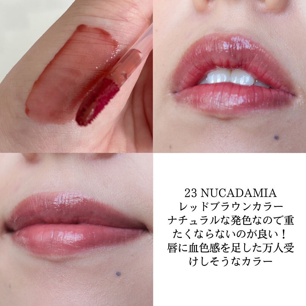 ジューシーラスティングティント/rom&nd/リップティントを使ったクチコミ(2枚目)