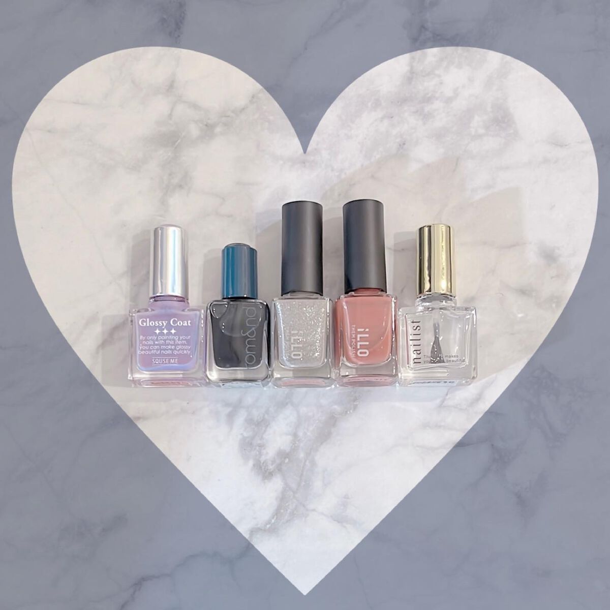 グロッシーコート/スキューズミー/オールインワンネイルを使ったクチコミ(2枚目)