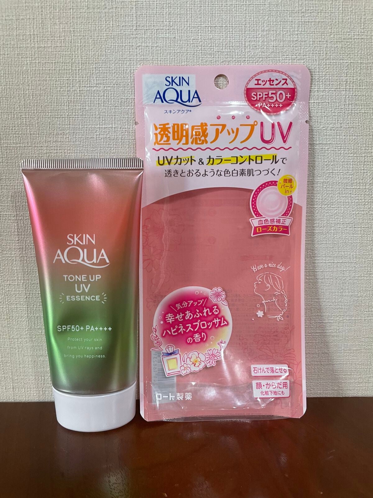 スキンアクア トーンアップUVエッセンス/スキンアクア/日焼け止めクリームを使ったクチコミ(4枚目)