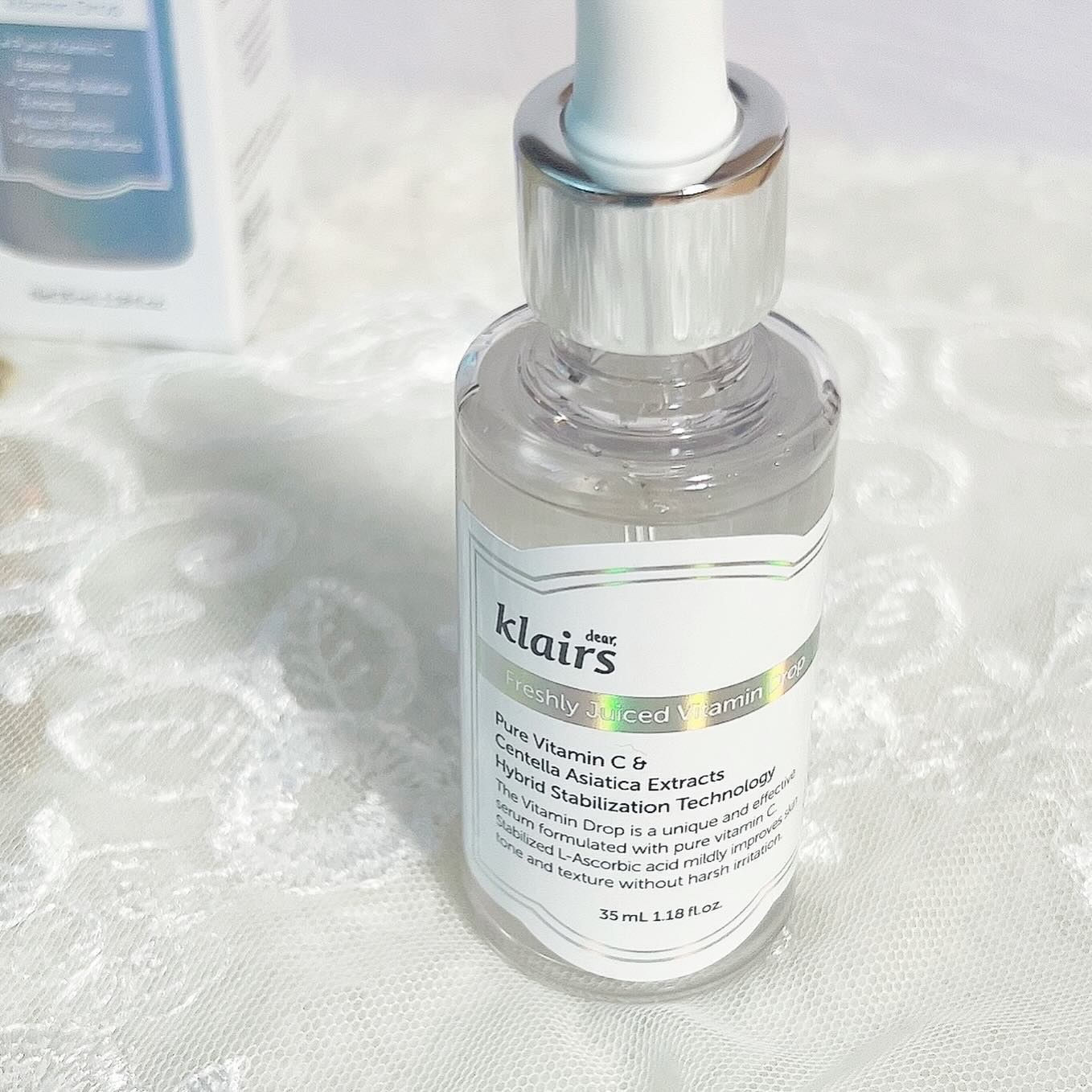 フレッシュリージュースドビタミンドロップ(35ml)/Klairs/美容液を使ったクチコミ（3枚目）