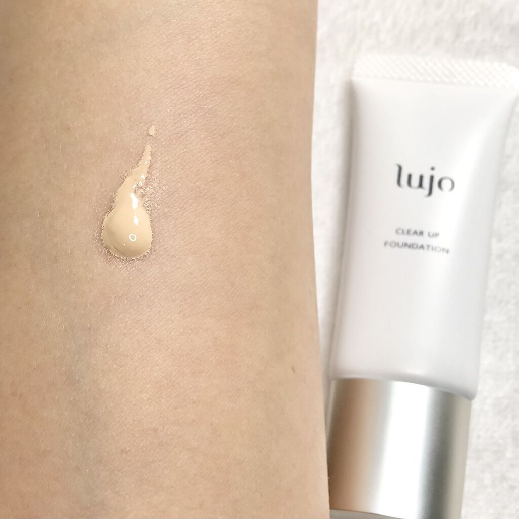 クリアアップ ファンデーション/lujo/クリーム・エマルジョンファンデーションを使ったクチコミ（2枚目）