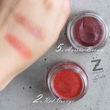 ムースアイシャドウ 05オーラルブラウン/ZUQUUUN GIRLS/ジェル・クリームアイシャドウを使ったクチコミ(3枚目)