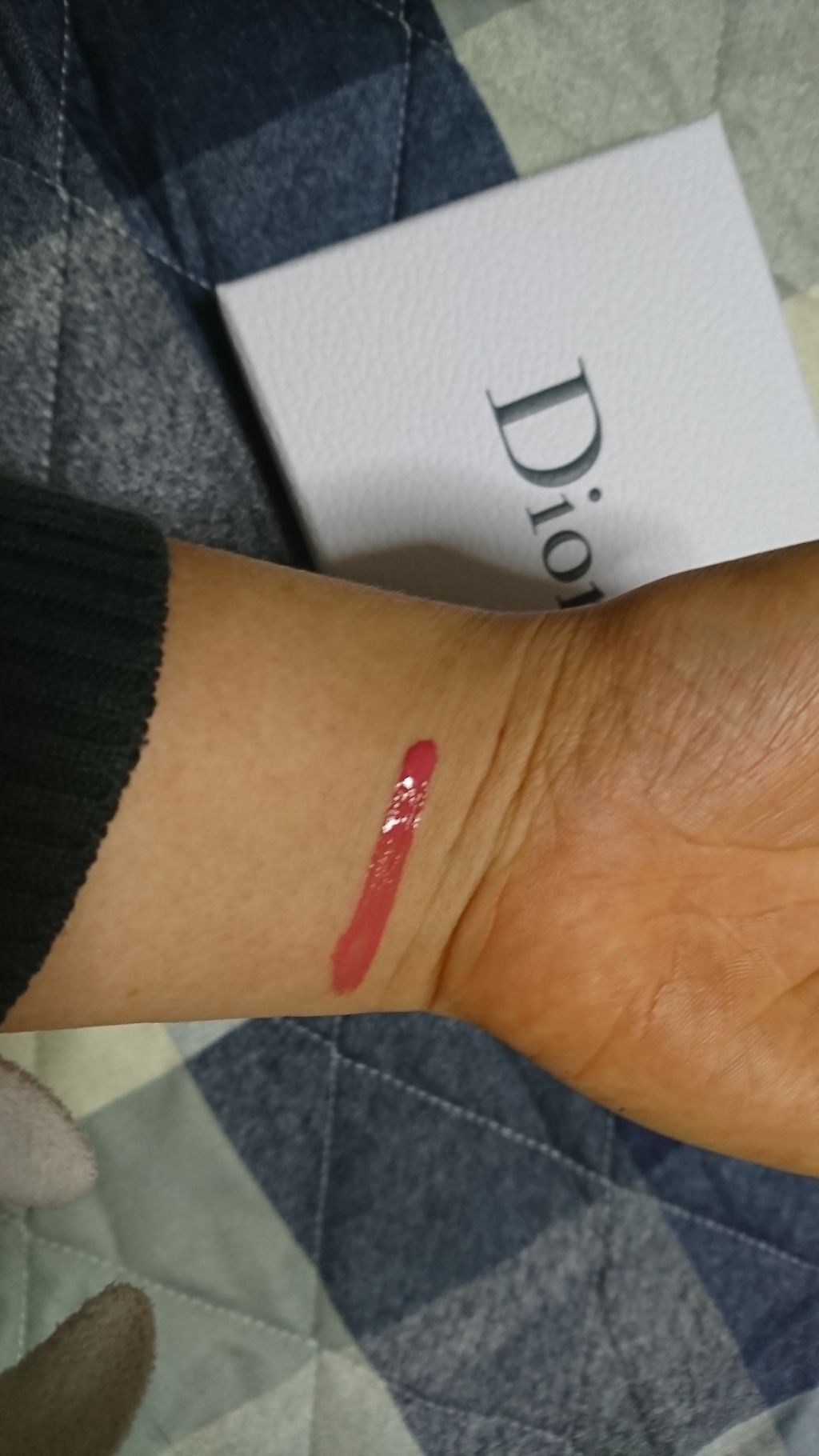 ディオール アディクト ラッカー プランプ 456 ディオール プリティ/Dior/リップグロスを使ったクチコミ（2枚目）