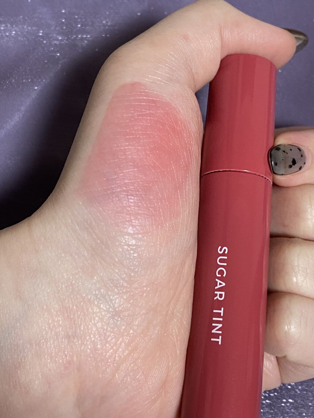 ジューシーパンシュガーティント/A’pieu/リップティントを使ったクチコミ（2枚目）