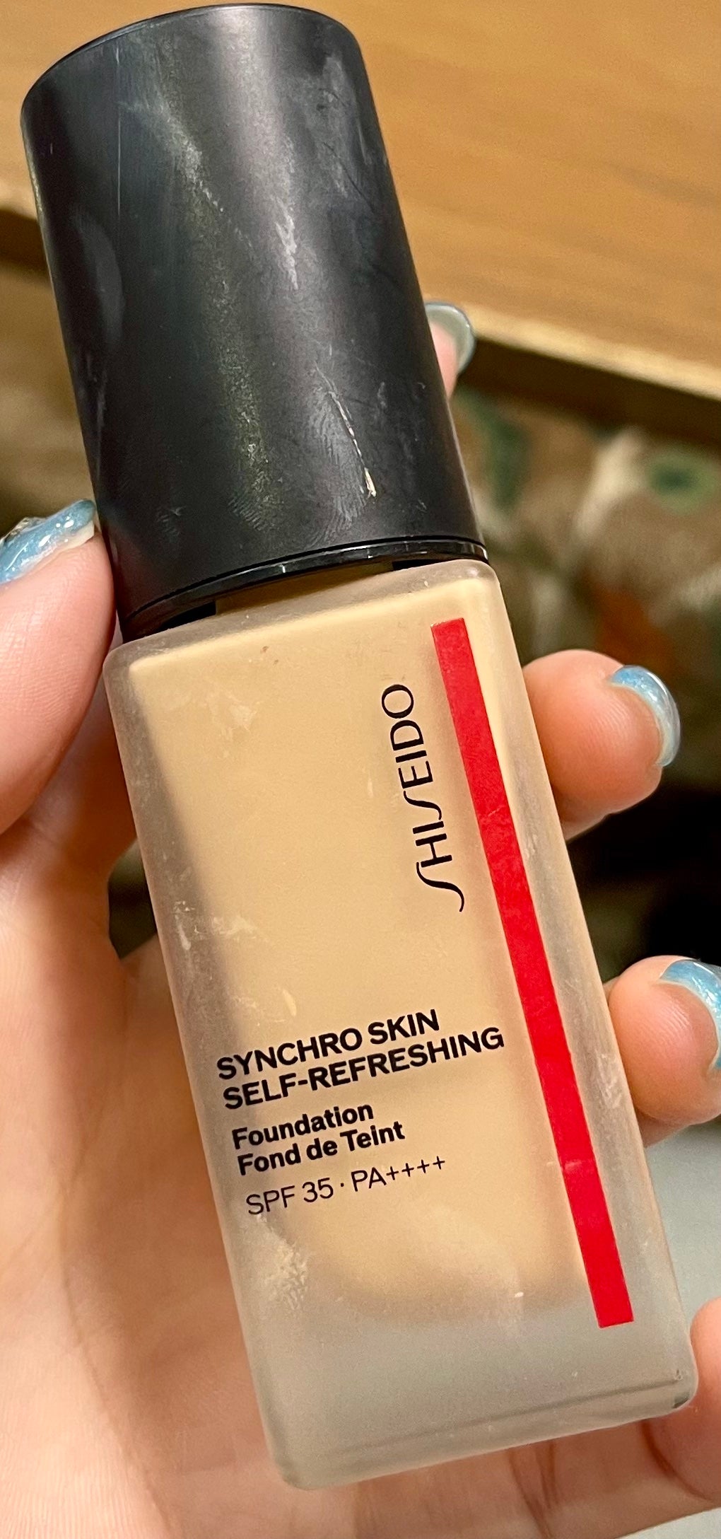 シンクロスキン セルフリフレッシング ファンデーション/SHISEIDO/リキッドファンデーションを使ったクチコミ(1枚目)