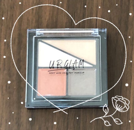 UR GLAM VELVET EYE COLOR PALETTE/U R GLAM/アイシャドウパレットを使ったクチコミ(2枚目)