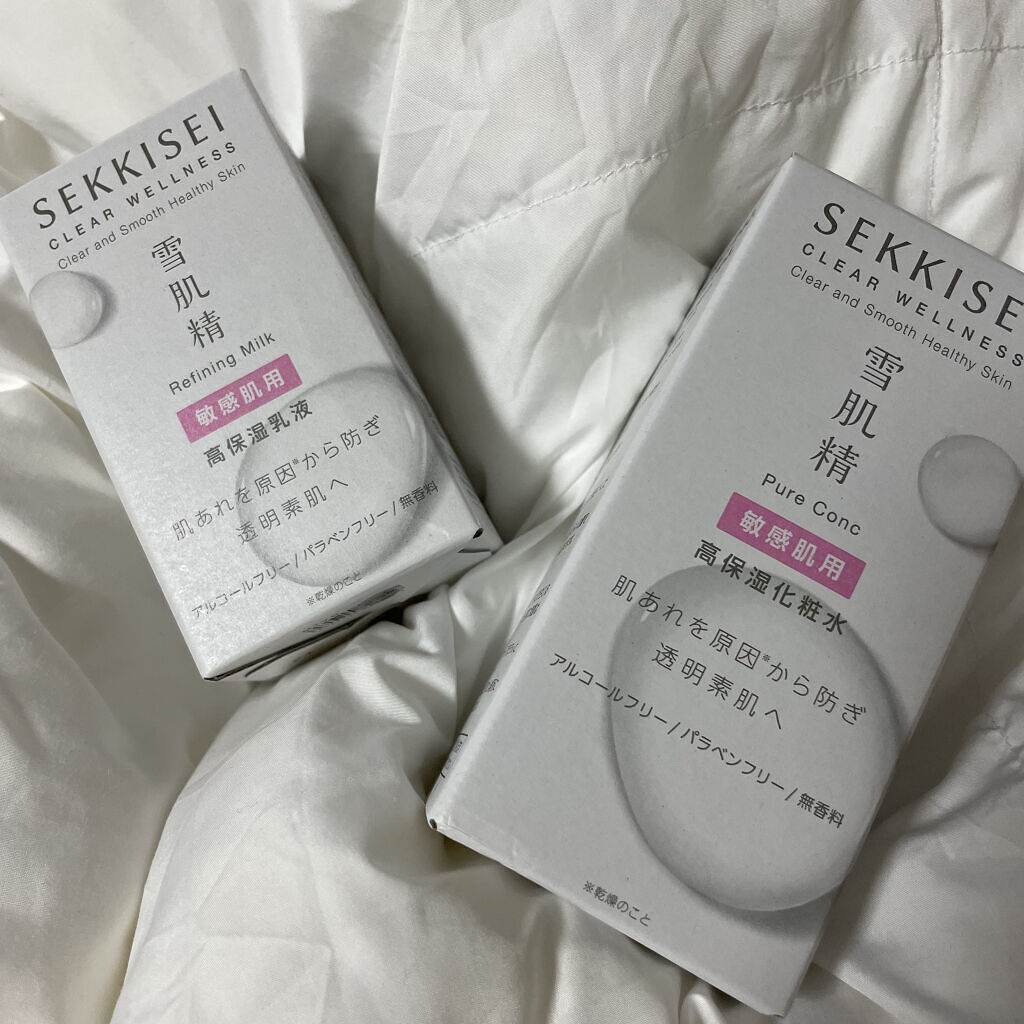 クリアウェルネス リファイニング ミルク/雪肌精/乳液を使ったクチコミ（1枚目）