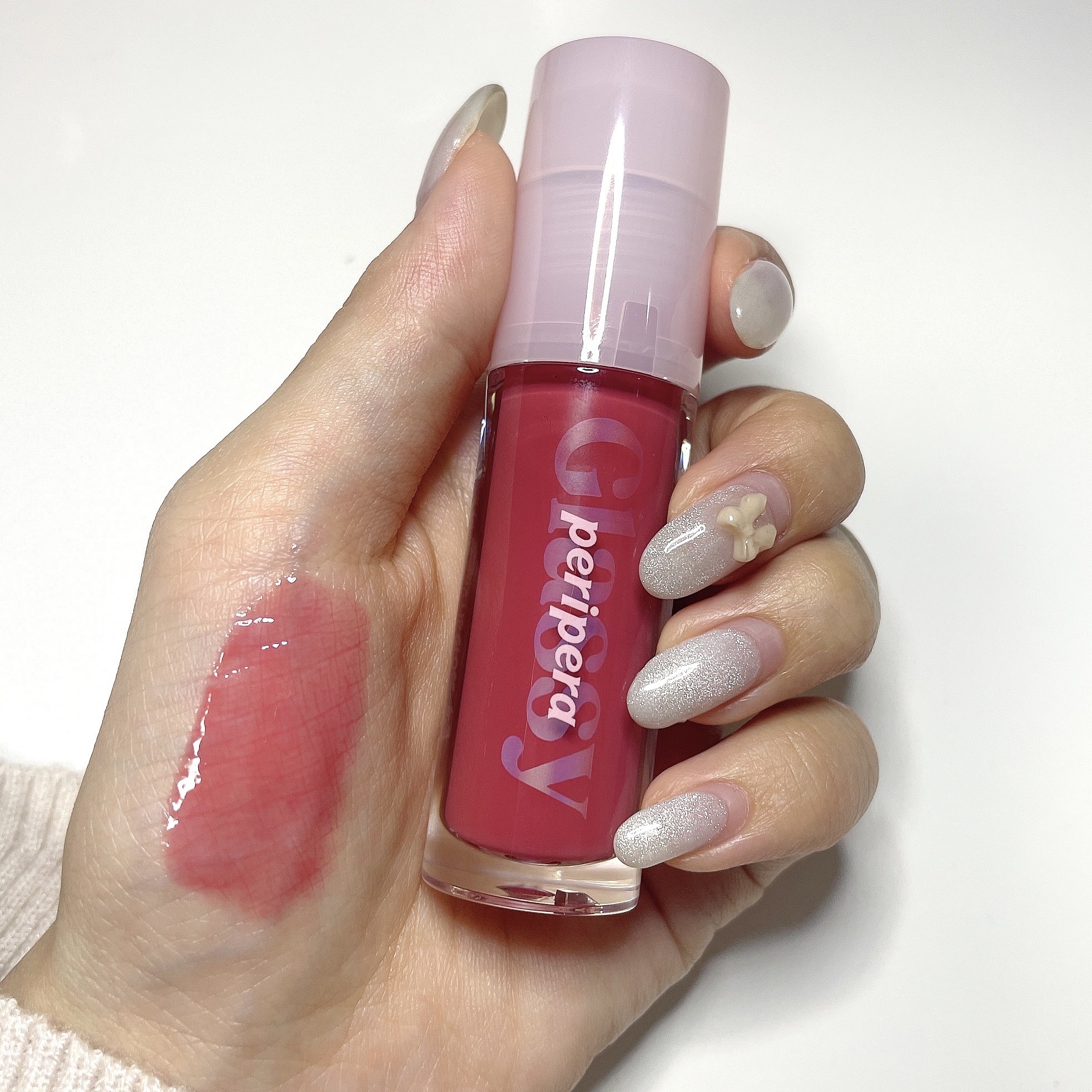 インク グラスティング リップ グロス/PERIPERA/リップグロスを使ったクチコミ（2枚目）