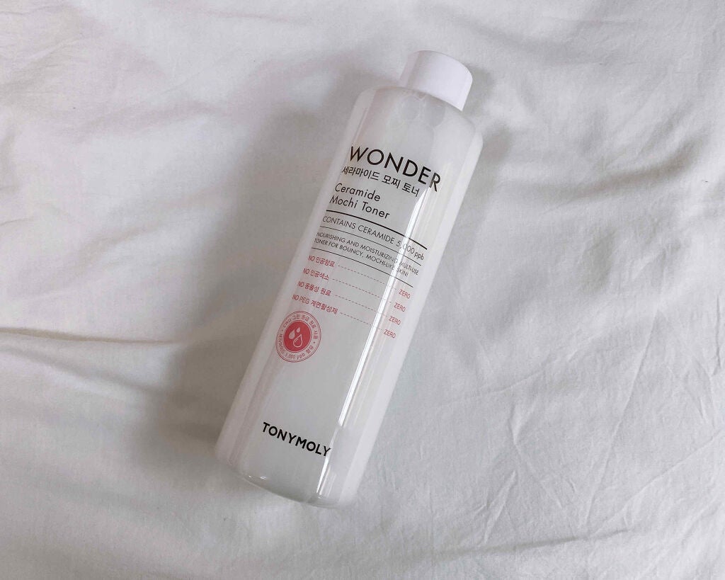 Wonder Ceramide Mochi Toner(トニーモリーワンダーCモチトナー)/TONYMOLY/化粧水を使ったクチコミ(1枚目)